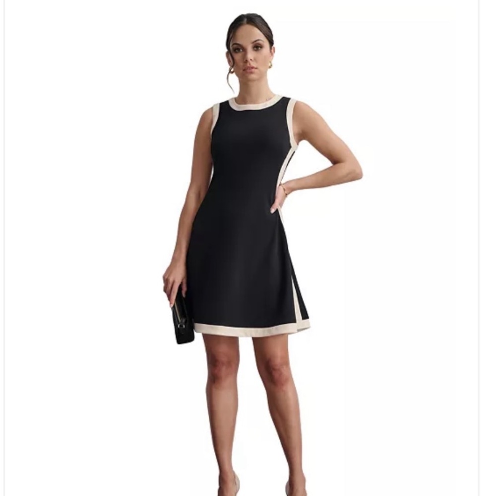 DKNY Women's Colorblocked Fit & Flare Mini Dress size 2